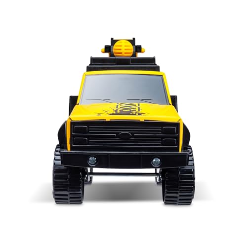 Tonka Steel Classics 4x4 Pickup Truck - Made with Steel & Sturdy Plastic, Yellow Toy Construction Truck, Boys and Girls, Kids, Toddlers, Ages 3+