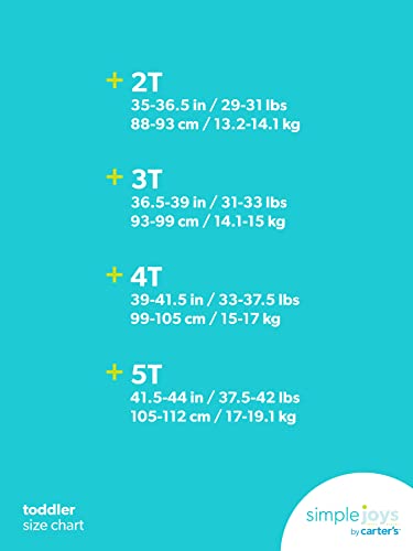 Simple Joys by Carter's Baby Girls' 3-piece Playwear Set