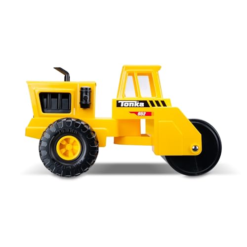 Tonka Steel Classics 4x4 Pickup Truck - Made with Steel & Sturdy Plastic, Yellow Toy Construction Truck, Boys and Girls, Kids, Toddlers, Ages 3+