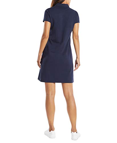 Nautica Women's Easy Classic Short Sleeve Stretch Cotton Polo Dress