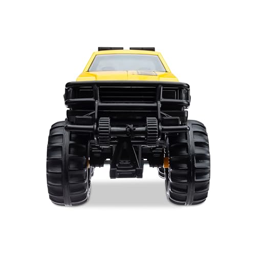 Tonka Steel Classics 4x4 Pickup Truck - Made with Steel & Sturdy Plastic, Yellow Toy Construction Truck, Boys and Girls, Kids, Toddlers, Ages 3+