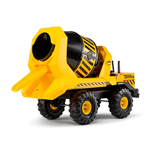 Tonka Steel Classics 4x4 Pickup Truck - Made with Steel & Sturdy Plastic, Yellow Toy Construction Truck, Boys and Girls, Kids, Toddlers, Ages 3+