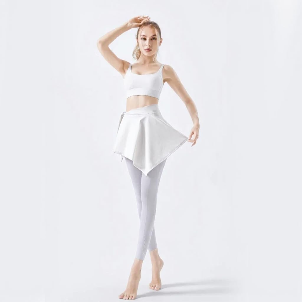 Butt Cover up for Leggings, Ballet Wrap Skirt Women Gym Cover Up Dance Wraps Skirt, Athletic Skirt for Yoga Gym