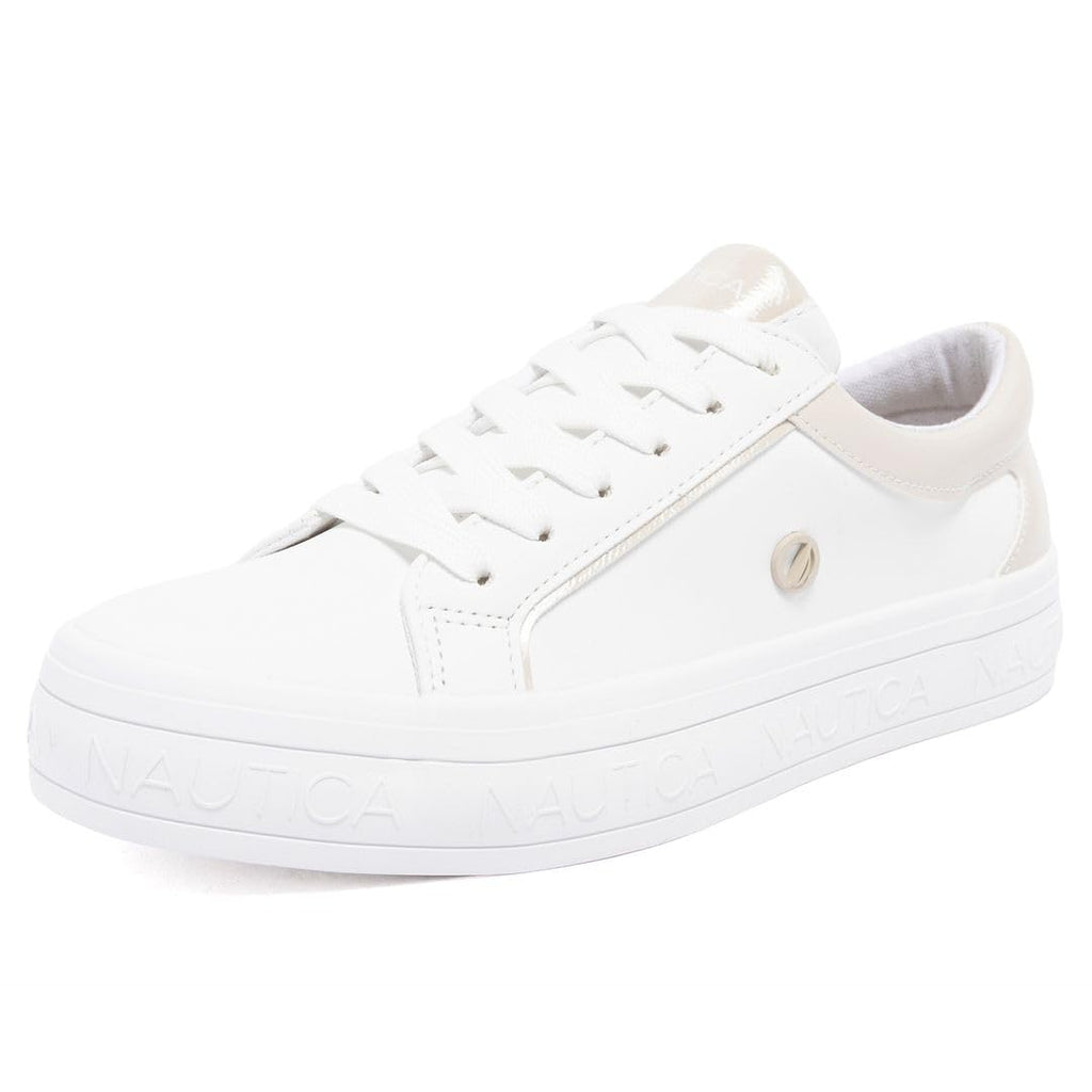Nautica Women Fashion Sneaker Lace-Up Tennis Casual Shoes for Ladies