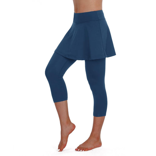 ANIVIVO Skirted Legging for Women, Yoga Legging with Skirts &Women Tennis Leggings Clothes Pockets