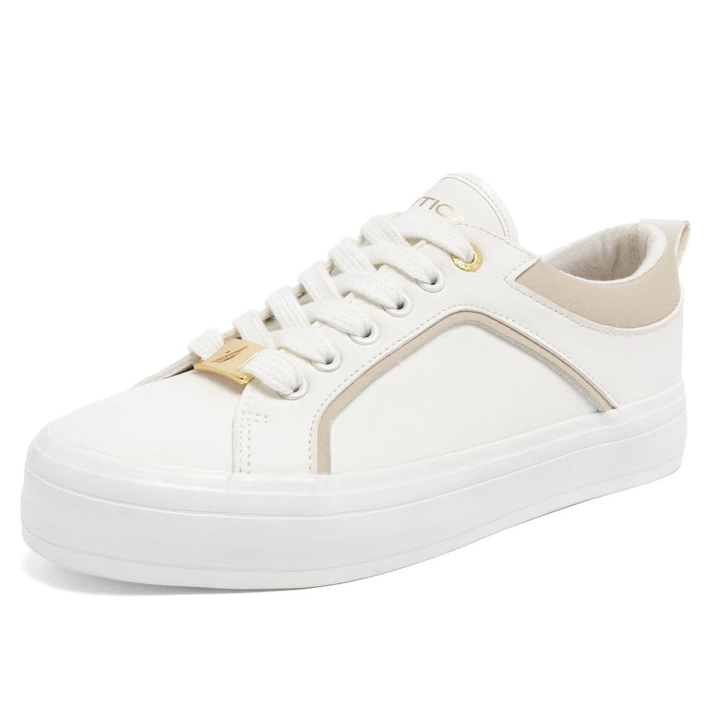 Nautica Women Fashion Sneaker Lace-Up Tennis Casual Shoes for Ladies