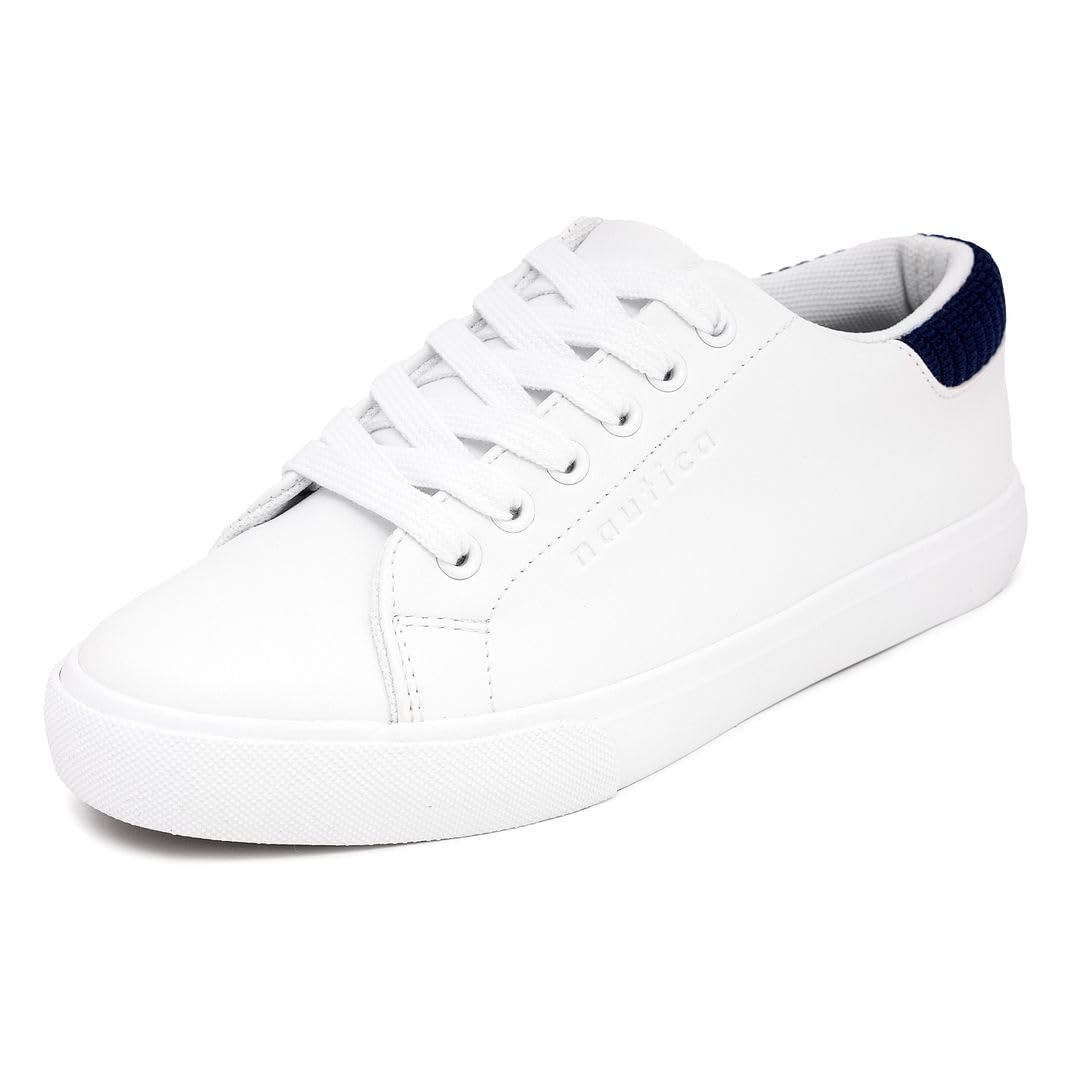 Nautica Women Fashion Sneaker Lace-Up Tennis Casual Shoes for Ladies
