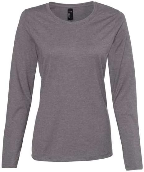Women's Originals Long Sleeve Cotton T-Shirt, Lightweight Crewneck Tee, Modern Fit