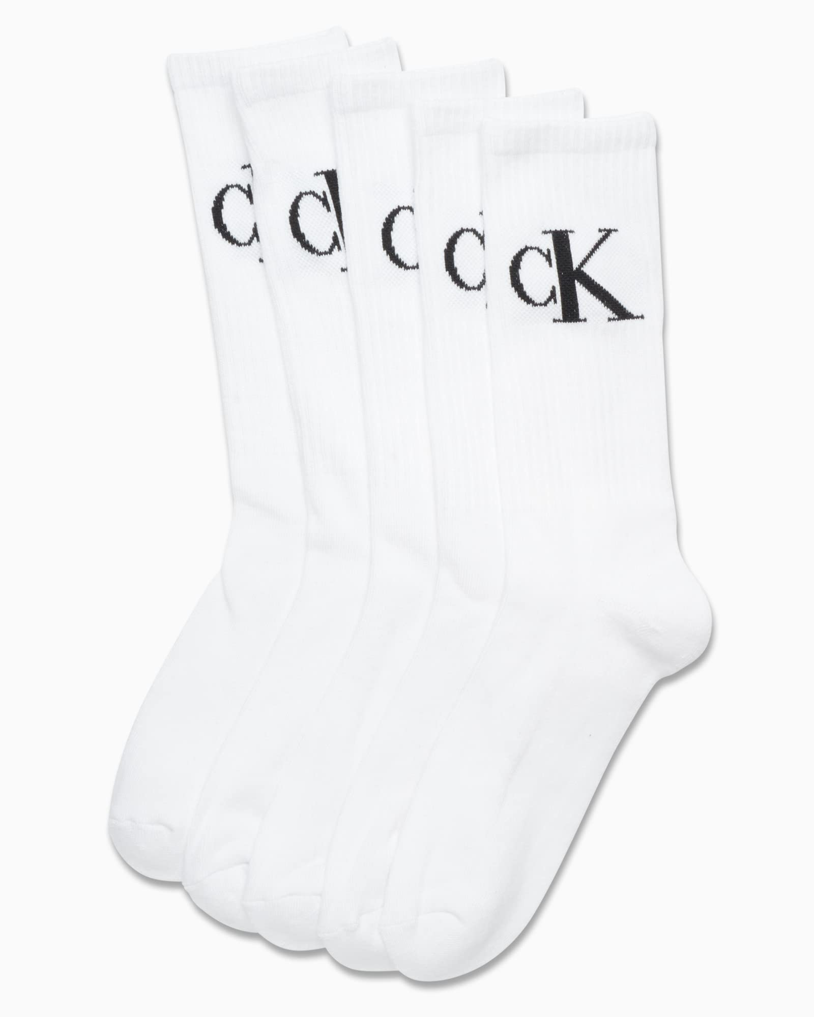Mens Crew Socks - 5 Pack Breathable Cushion Crew Athletic Mid-Calf Socks for Men for Running and Workout (7-12)