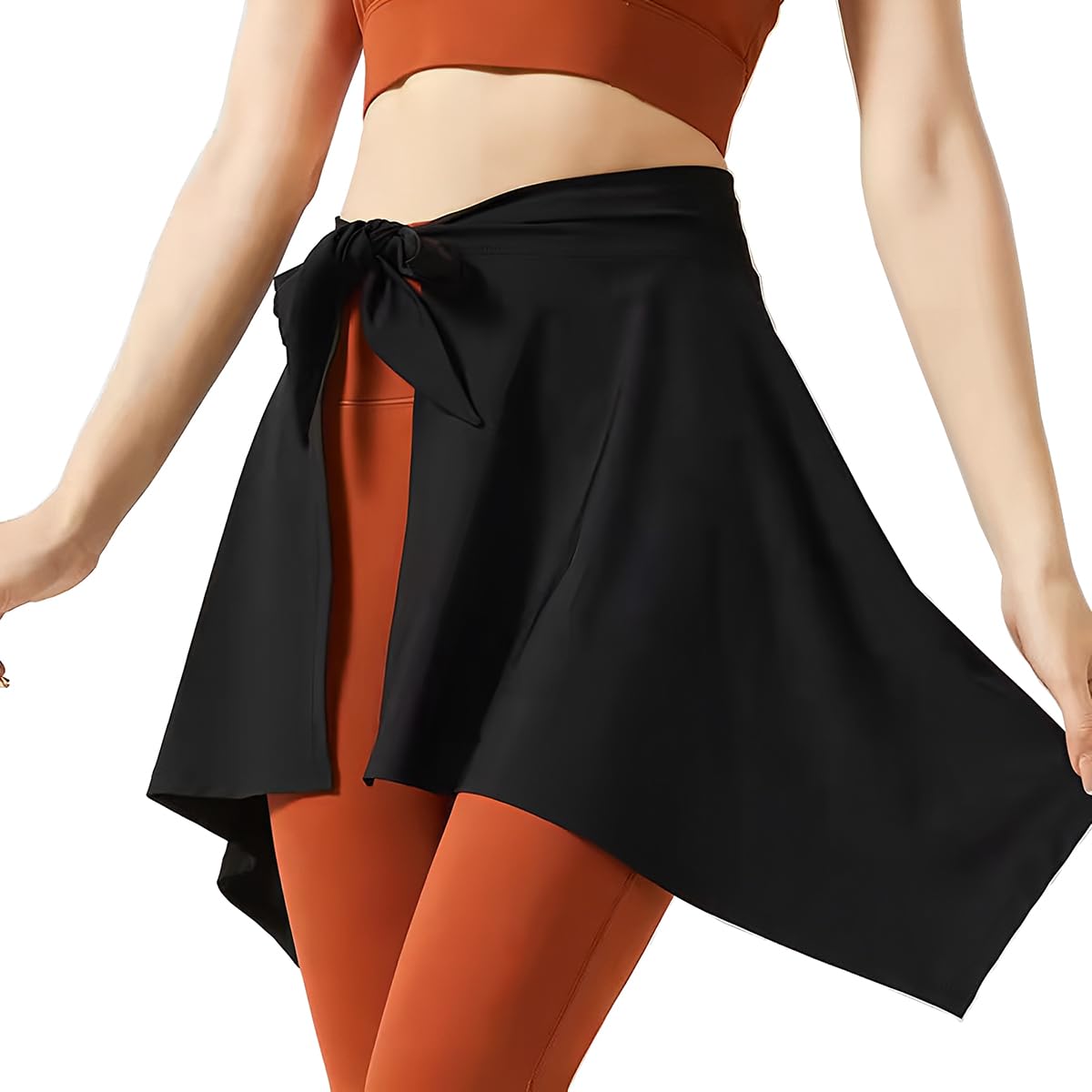Butt Cover up for Leggings, Ballet Wrap Skirt Women Gym Cover Up Dance Wraps Skirt, Athletic Skirt for Yoga Gym
