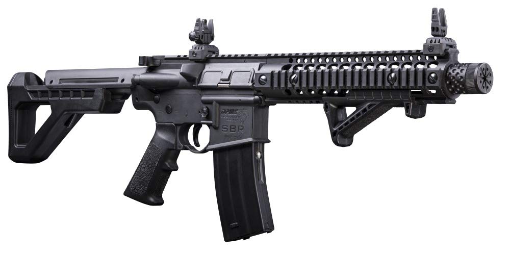 DPMS Full Auto SBR CO2-Powered BB Air Gun with Dual Action Capability