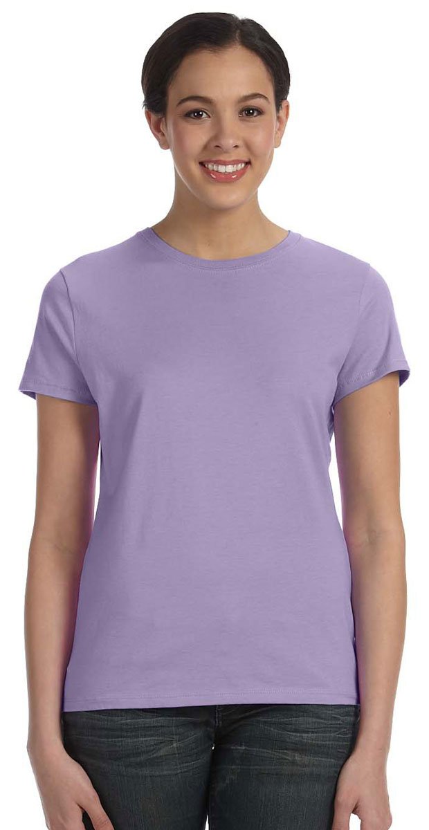Women's Perfect-T Crewneck T-Shirt, Lightweight Cotton Short Sleeve Tee for Women