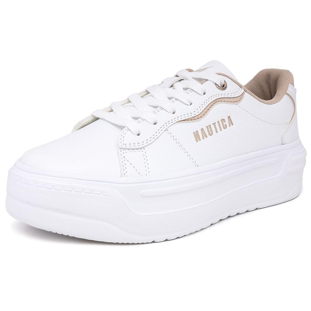 Nautica Women Fashion Sneaker Lace-Up Tennis Casual Shoes for Ladies