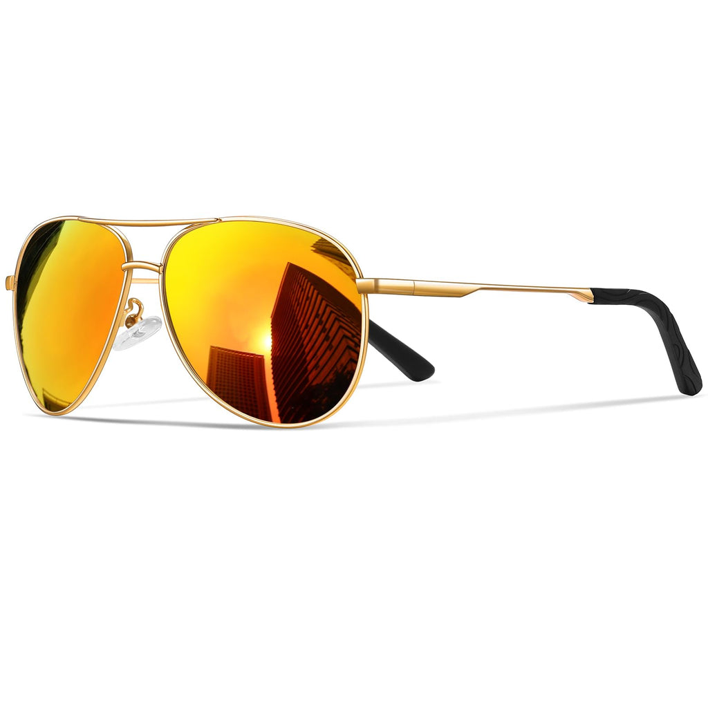 Sunglasses Men Polarized Aviator Sunglasses for Men Women Fishing Driving Sun glasses Metal Frame UV Protection