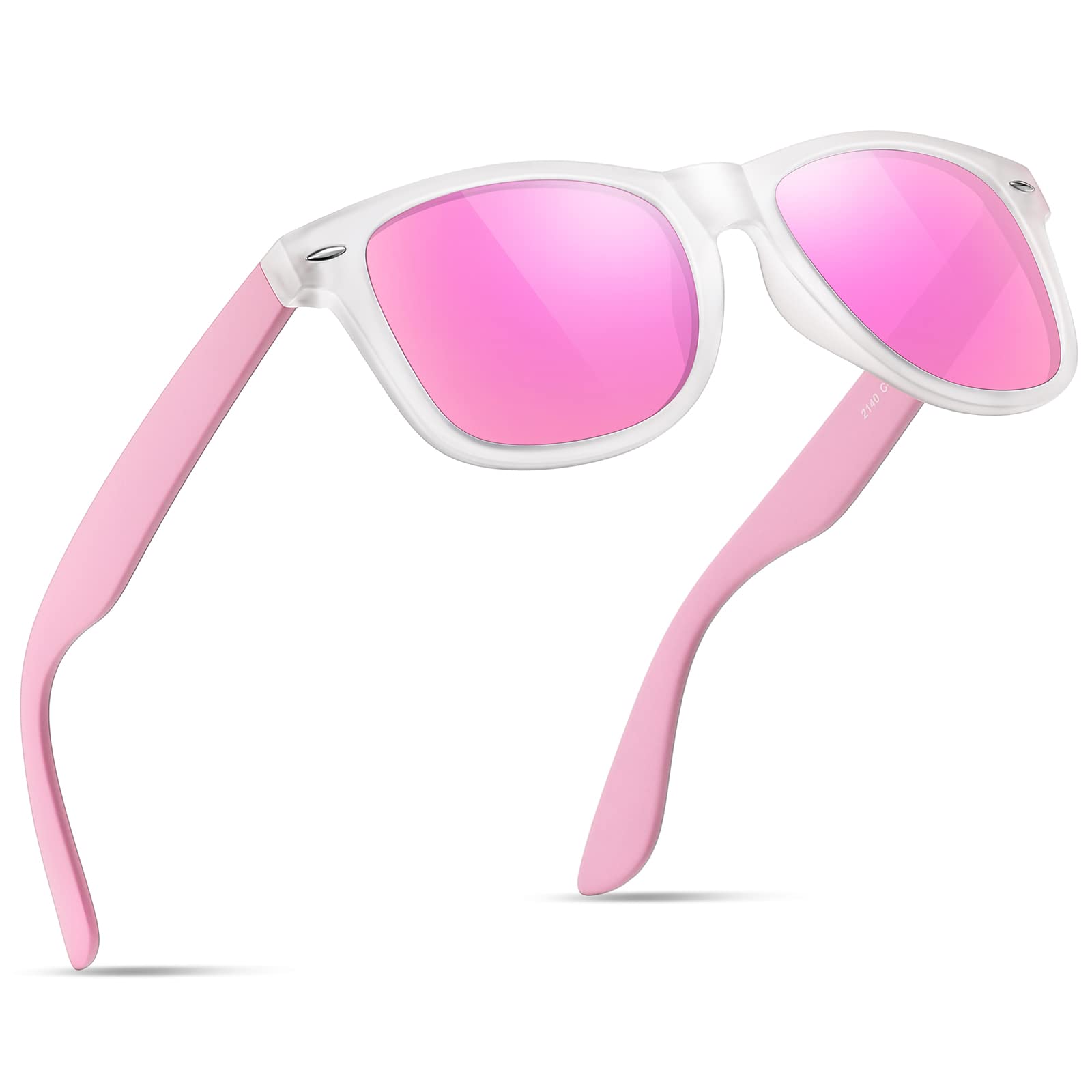 Sunglasses Men Polarized Sunglasses for Mens and Womens,Black Retro Sun Glasses Driving Fishing UV Protection