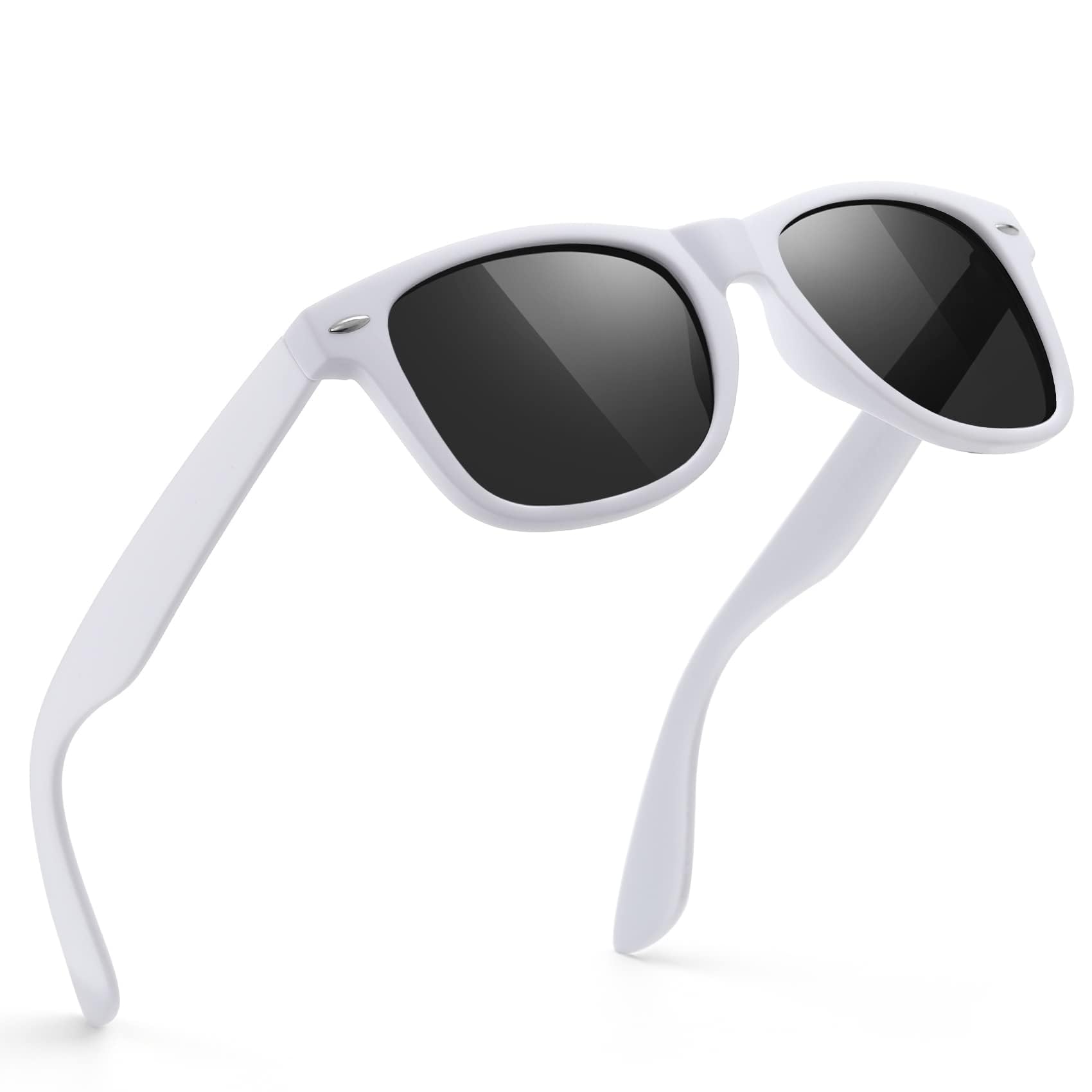 Sunglasses Men Polarized Sunglasses for Mens and Womens,Black Retro Sun Glasses Driving Fishing UV Protection