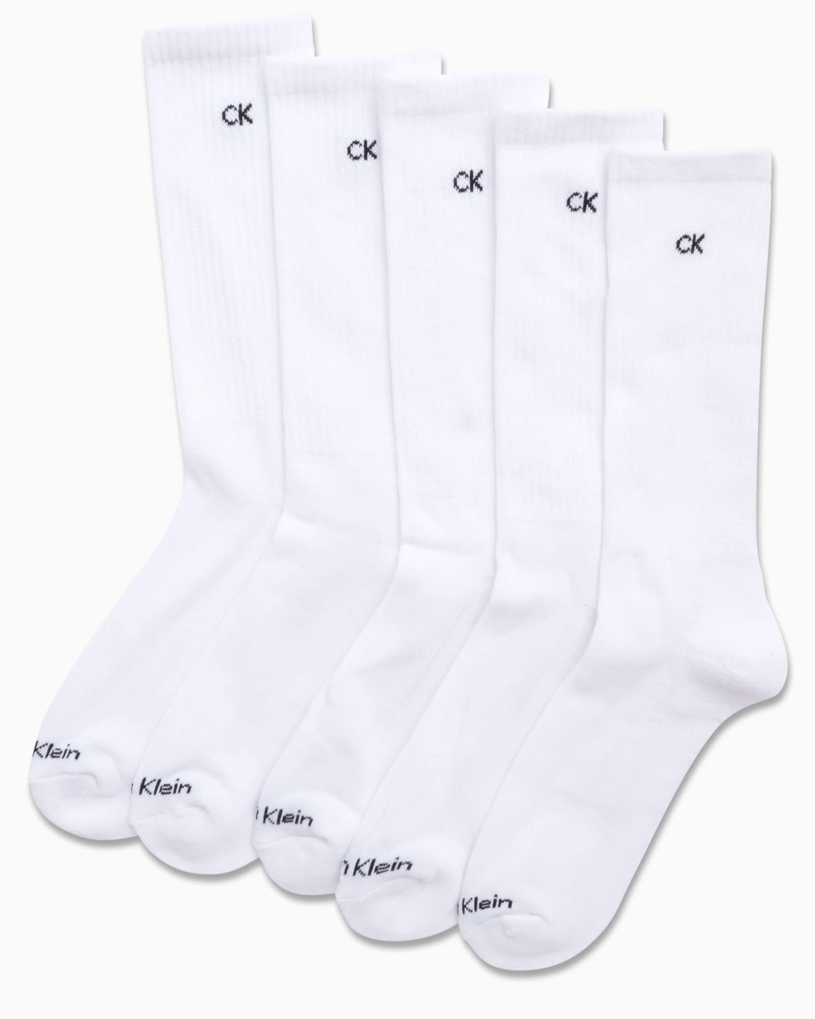 Mens Crew Socks - 5 Pack Breathable Cushion Crew Athletic Mid-Calf Socks for Men for Running and Workout (7-12)