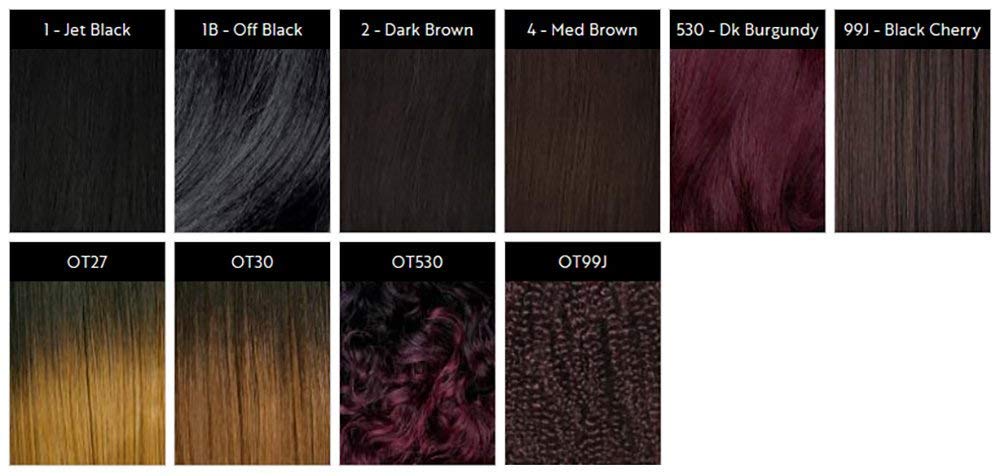 LOOSE DEEP SWOOP SIDE BANG (1B Off Black) - Freetress Equal Synthetic Drawstring Bang & Ponytail