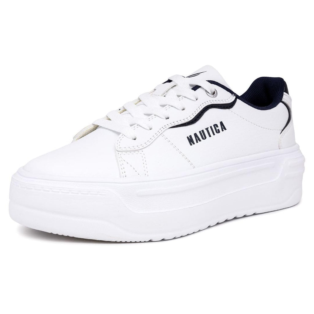 Nautica Women Fashion Sneaker Lace-Up Tennis Casual Shoes for Ladies