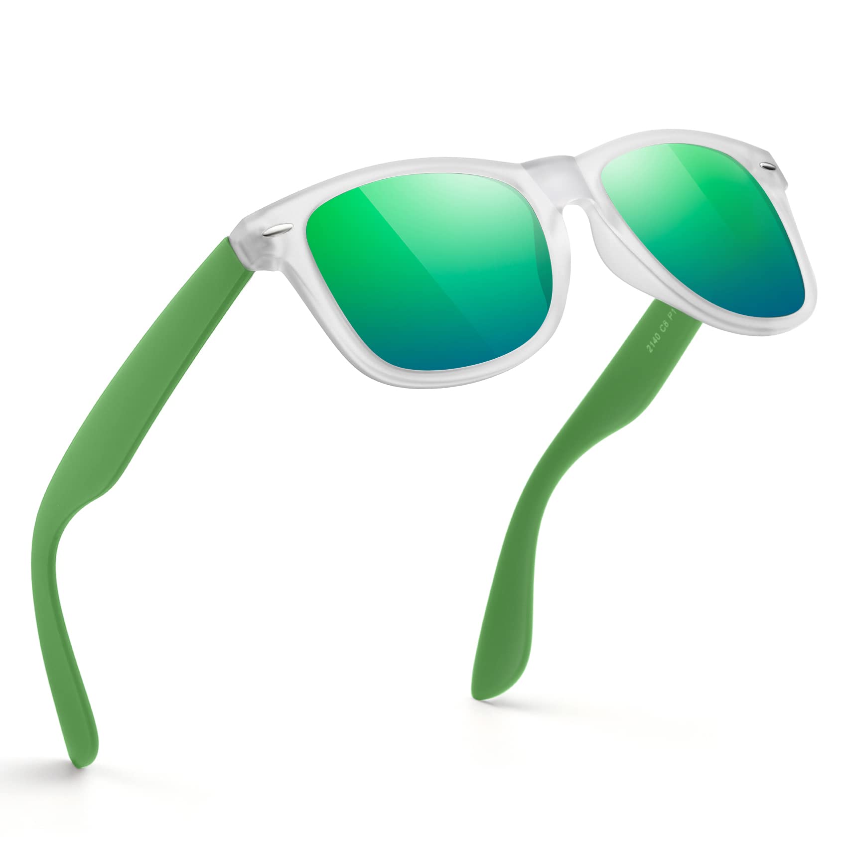 Sunglasses Men Polarized Sunglasses for Mens and Womens,Black Retro Sun Glasses Driving Fishing UV Protection