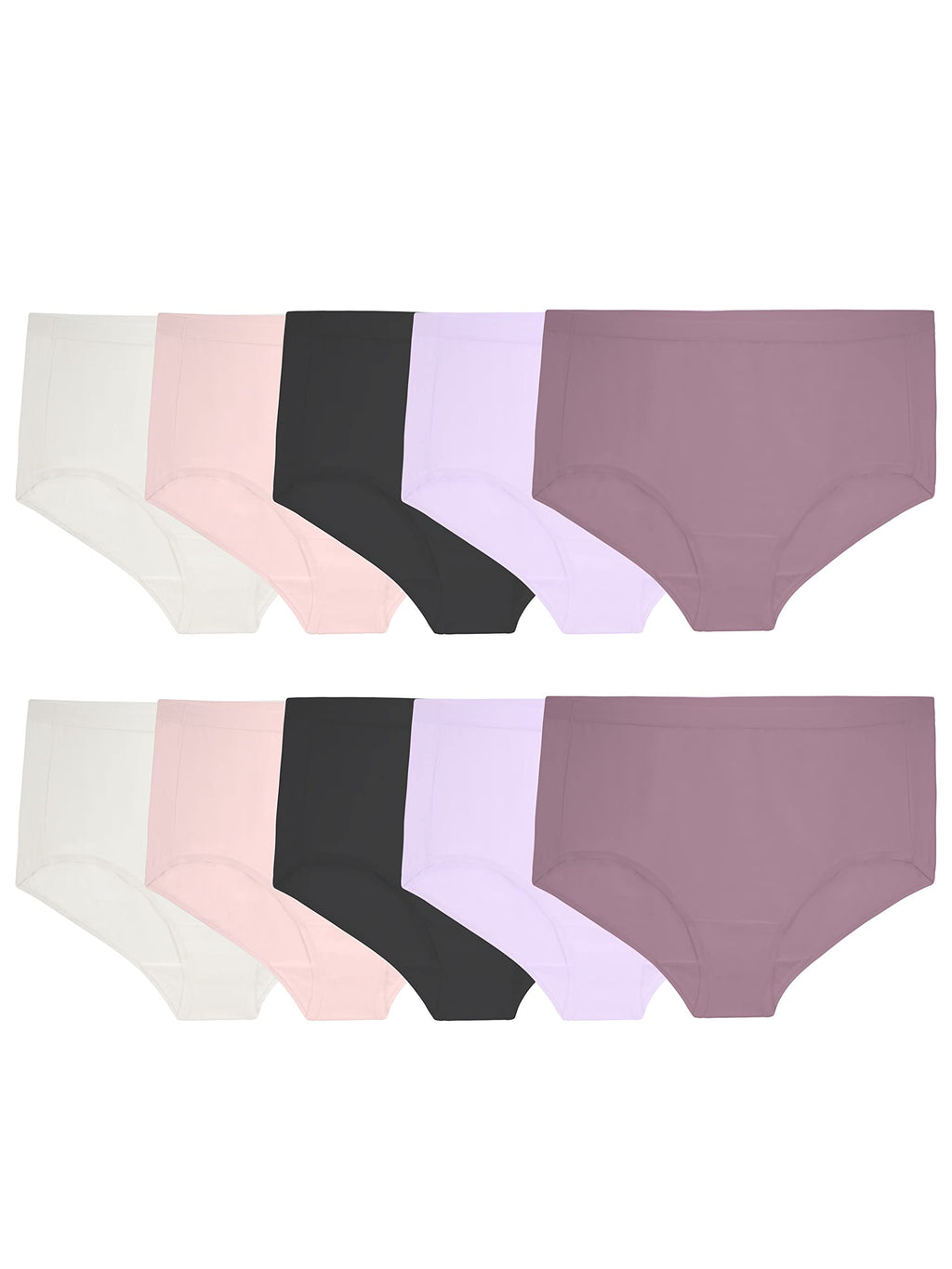 Women's Lightweight Microfiber Underwear, Smooth Under Clothes, Available in Plus Size