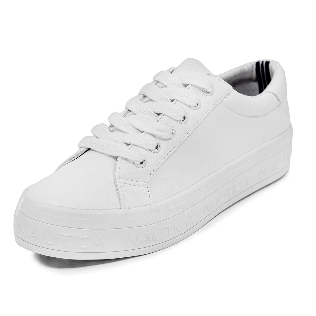 Nautica Women Fashion Sneaker Lace-Up Tennis Casual Shoes for Ladies