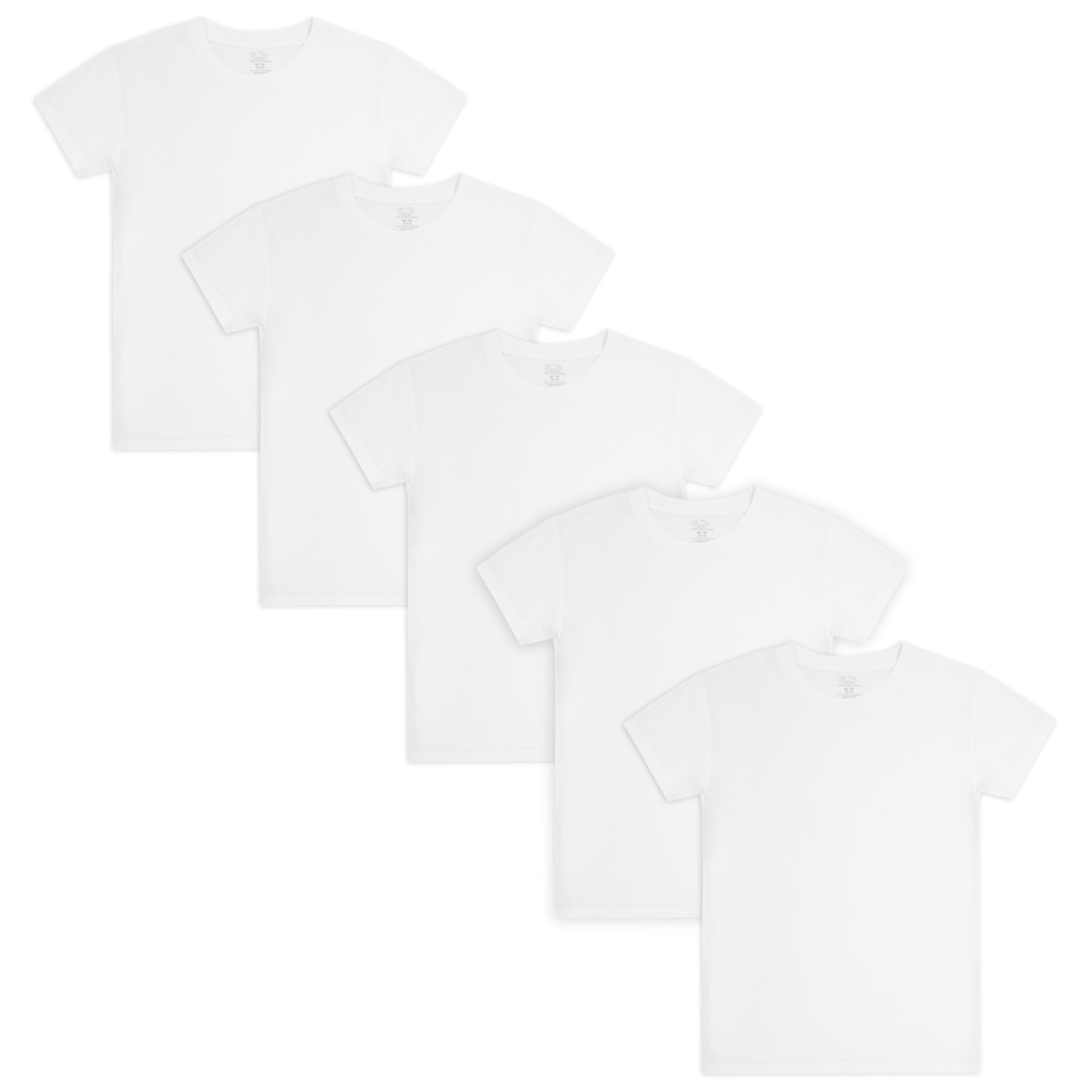 Fruit of The Loom Boys' Eversoft Cotton Undershirts, T Shirts & Tank Tops