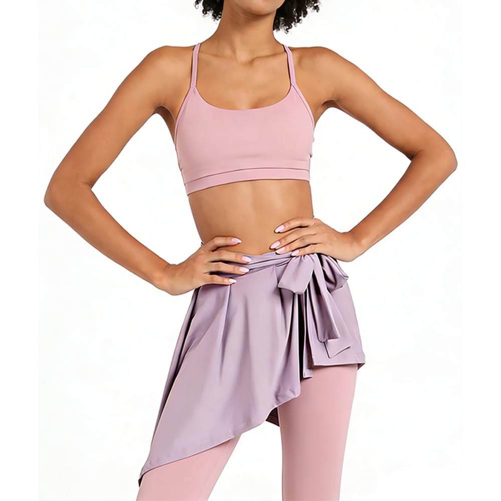 Butt Cover up for Leggings, Ballet Wrap Skirt Women Gym Cover Up Dance Wraps Skirt, Athletic Skirt for Yoga Gym