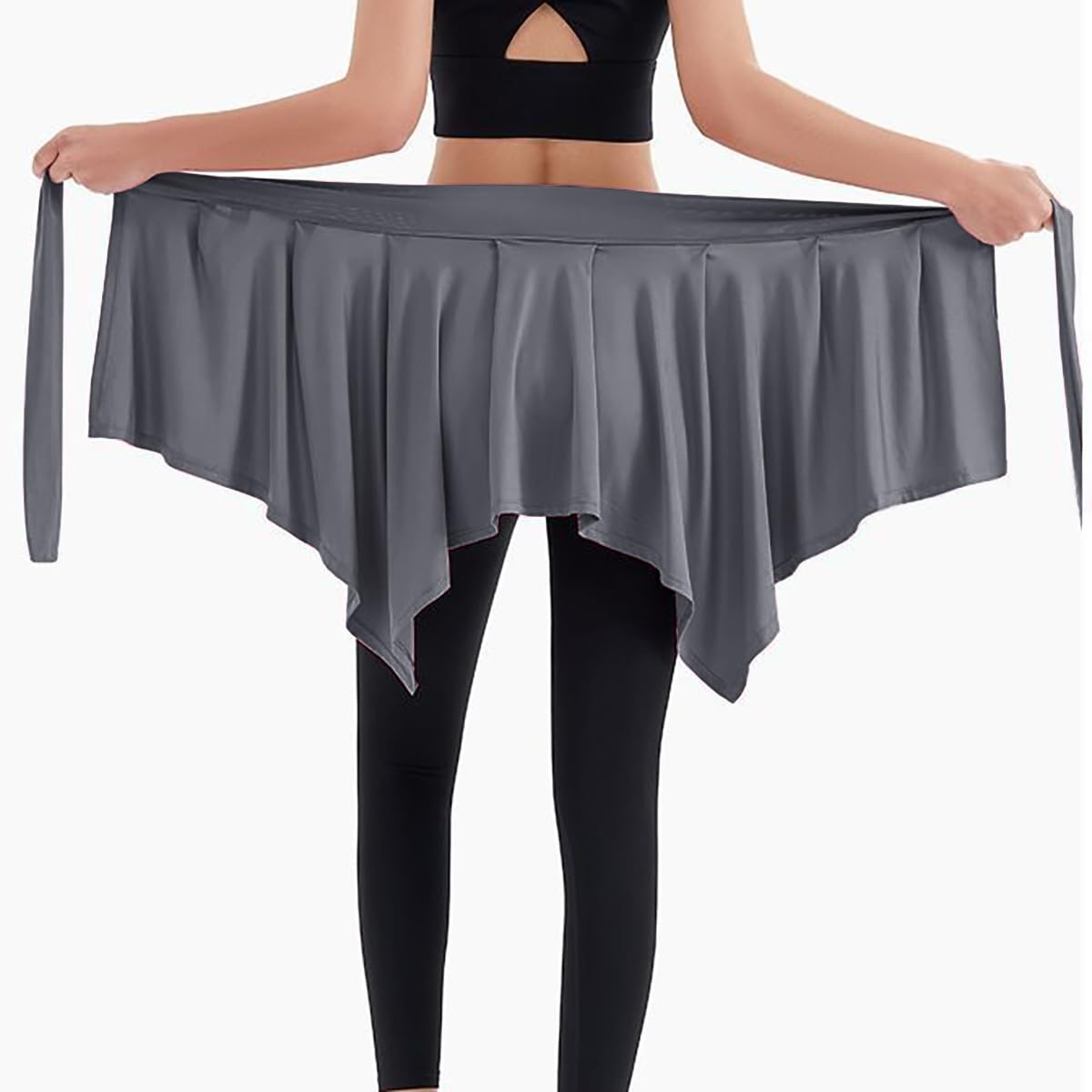 Butt Cover up for Leggings, Ballet Wrap Skirt Women Gym Cover Up Dance Wraps Skirt, Athletic Skirt for Yoga Gym