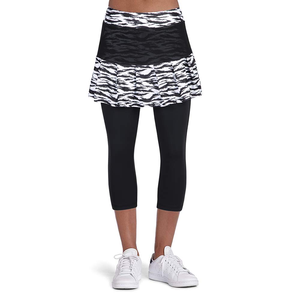 ANIVIVO Skirted Legging for Women, Yoga Legging with Skirts &Women Tennis Leggings Clothes Pockets