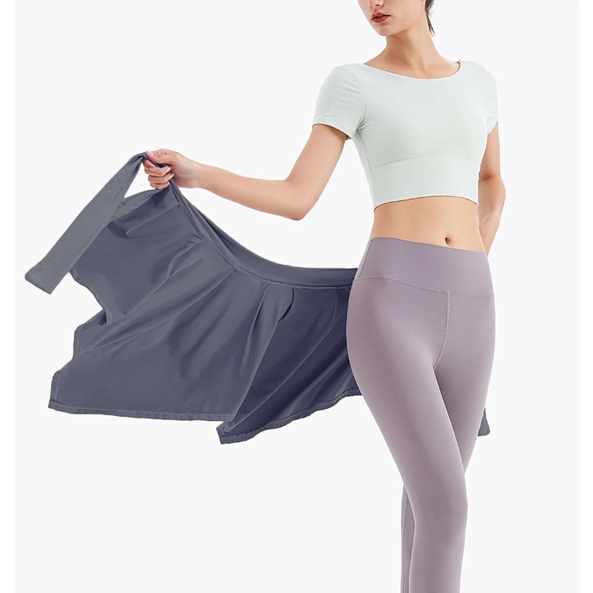 Butt Cover up for Leggings, Ballet Wrap Skirt Women Gym Cover Up Dance Wraps Skirt, Athletic Skirt for Yoga Gym