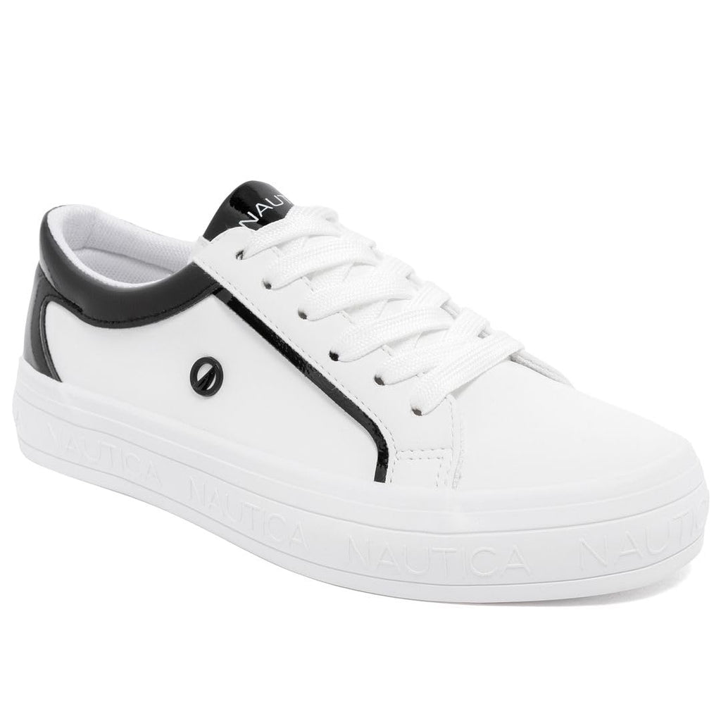 Nautica Women Fashion Sneaker Lace-Up Tennis Casual Shoes for Ladies
