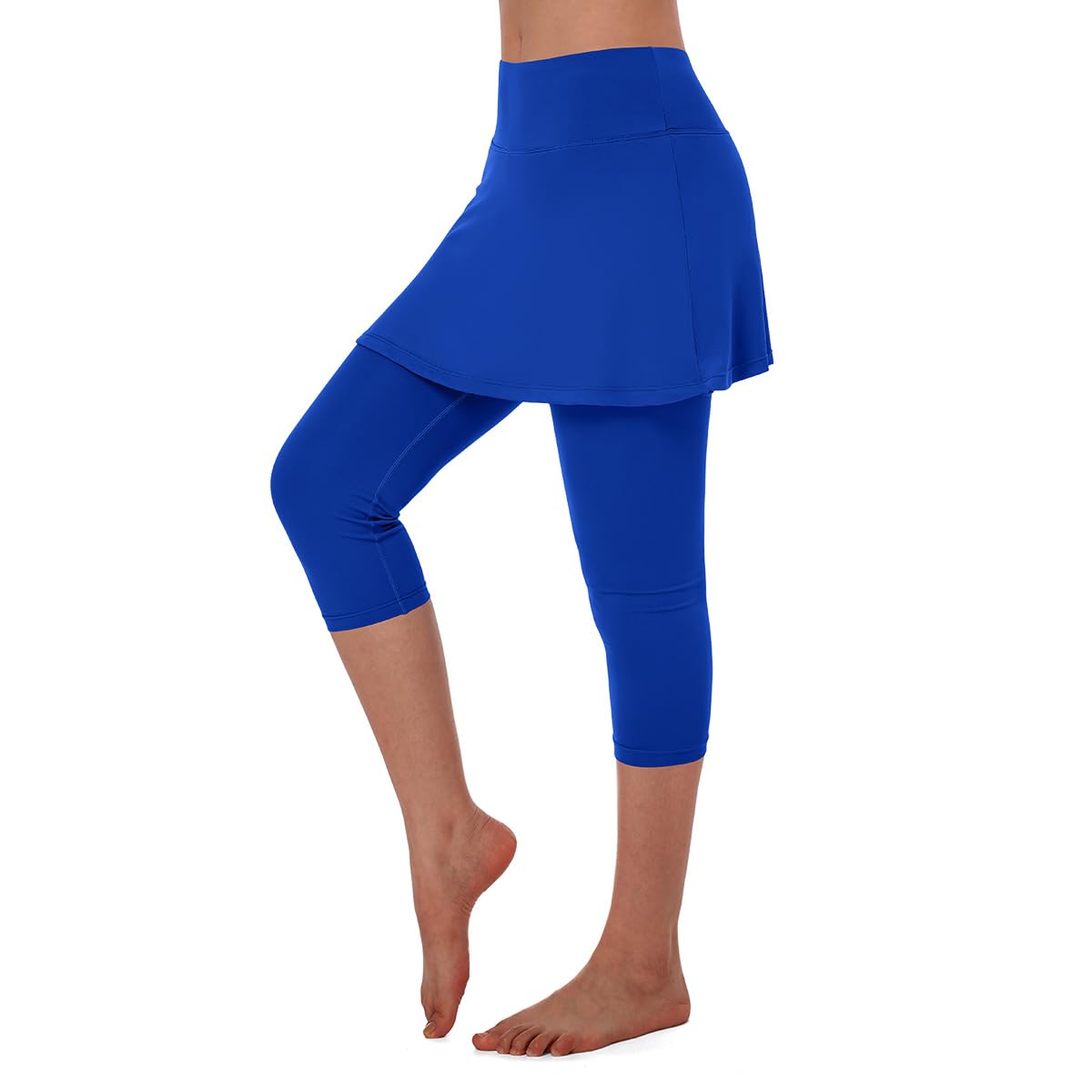 ANIVIVO Skirted Legging for Women, Yoga Legging with Skirts &Women Tennis Leggings Clothes Pockets