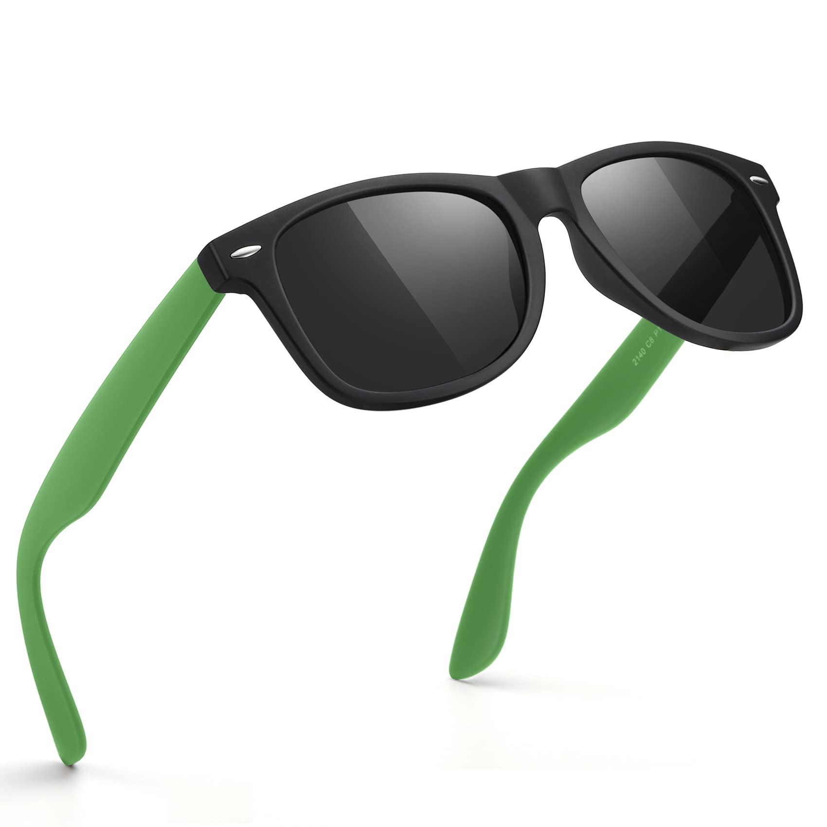 Sunglasses Men Polarized Sunglasses for Mens and Womens,Black Retro Sun Glasses Driving Fishing UV Protection