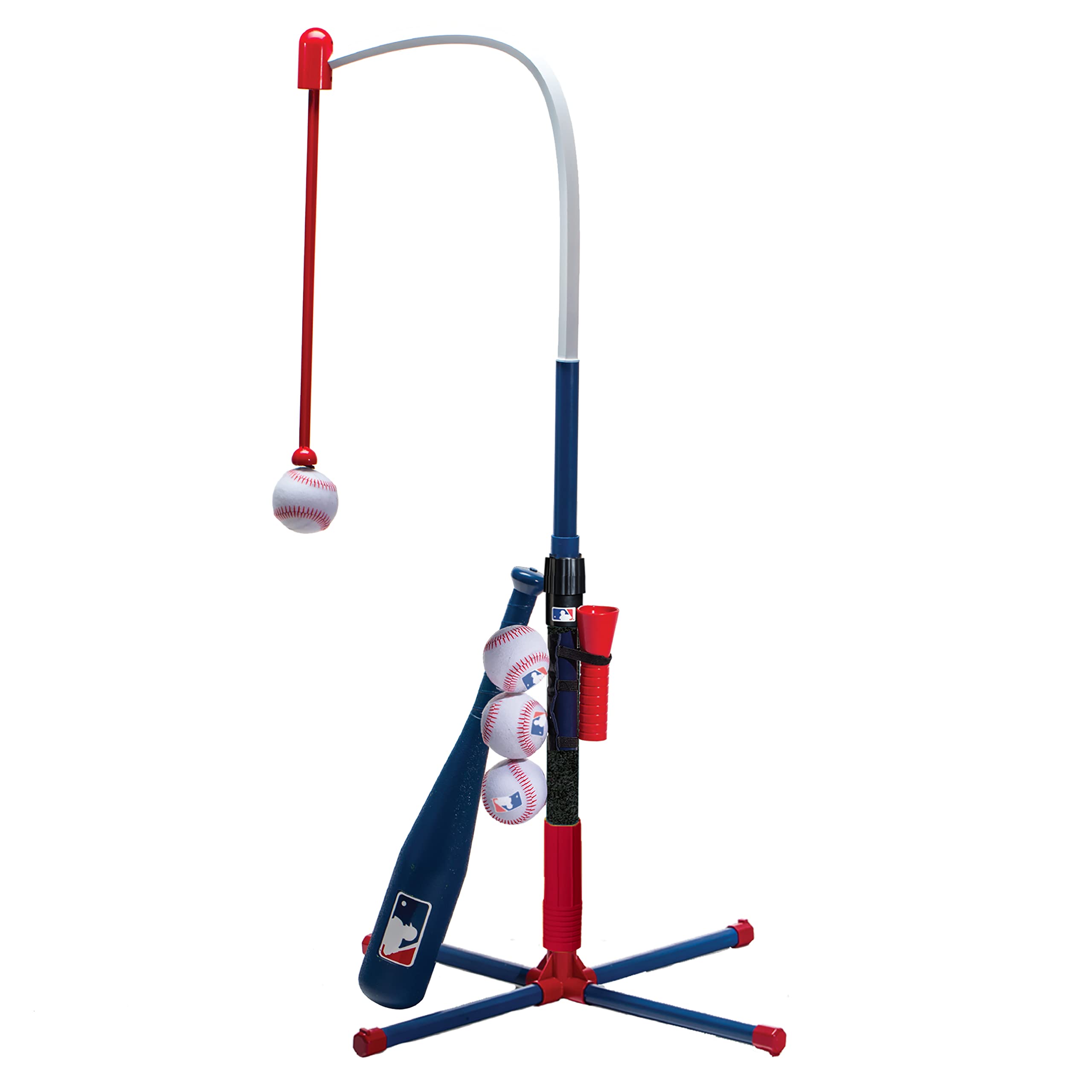 Franklin Sports Grow-with-Me Kids Baseball Batting Tee + Stand Set for Youth + Toddlers - Youth Baseball, Softball + Teeball Hitting Tee Set for Boys + Girls