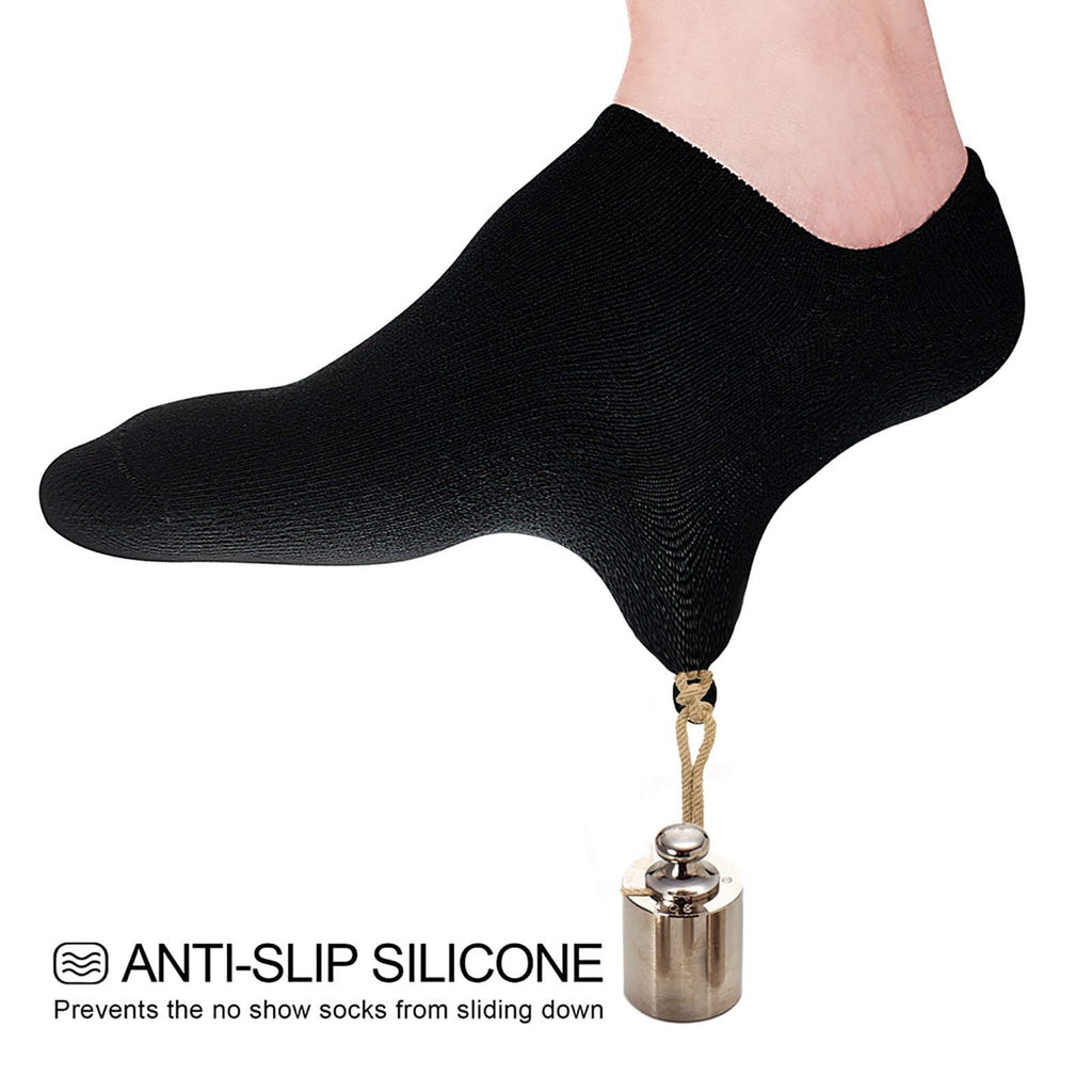 No Show Socks Women Low Socks Non Slip Flat Boat Line 4/8 Pairs