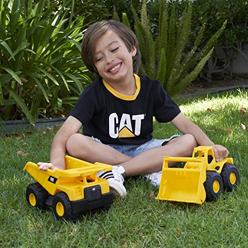 Cat Construction 7" Dump Truck, Loader & Excavator toys Combo Pack