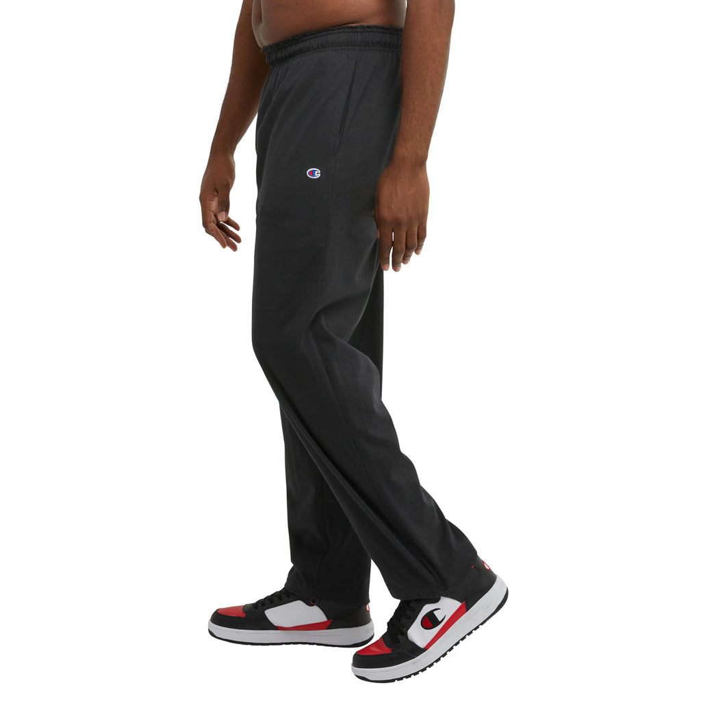 Champion Men's Open-Bottom Lounge Pants, Standard Fit, Lightweight, Available in Regular and Big & Tall
