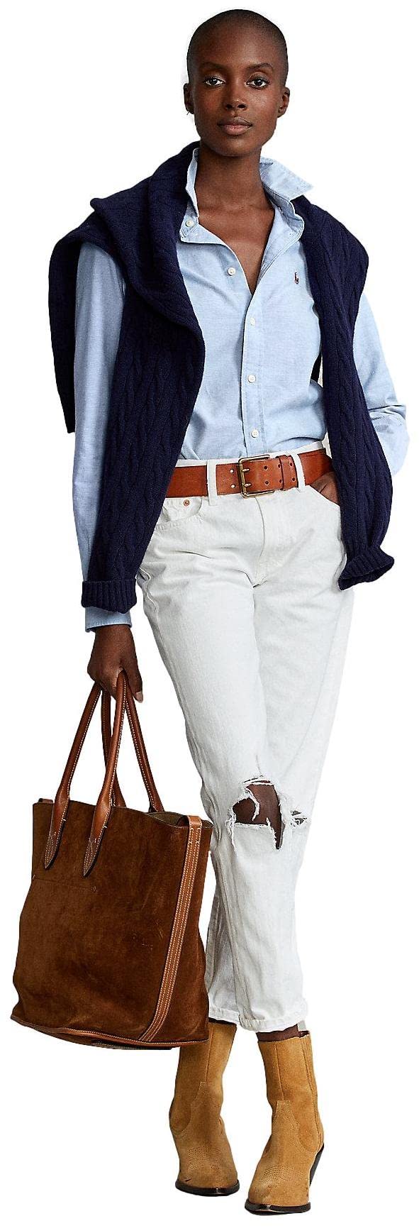 Women's Oxford Classic Fit Button Down Shirt