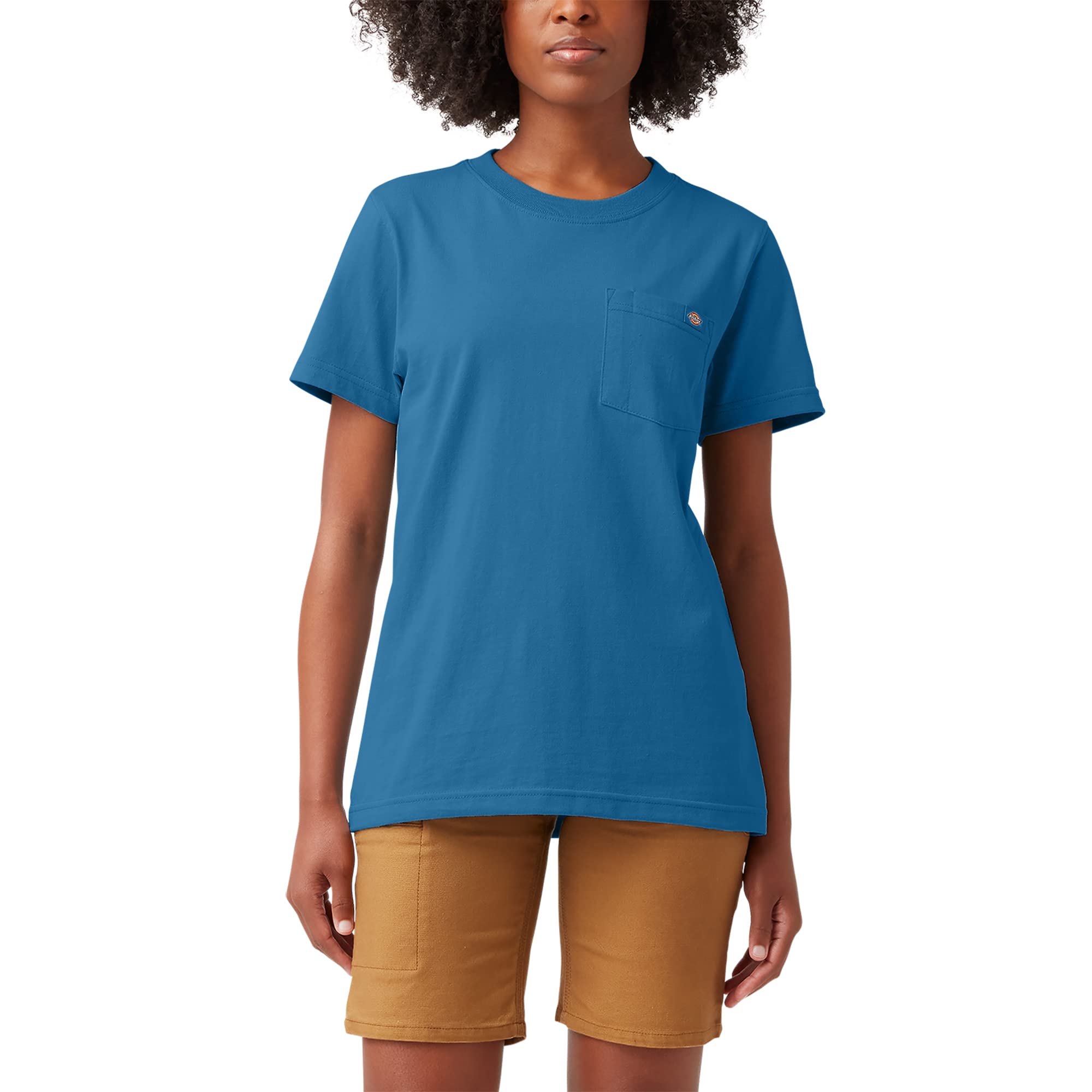 Dickies Women's Short Sleeve Heavyweight Pocket T-Shirt