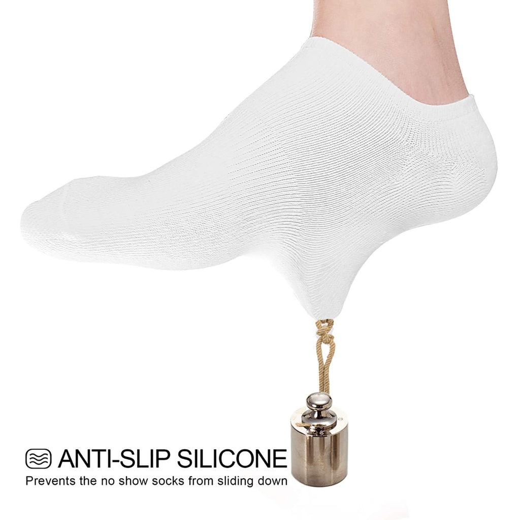 No Show Socks Women Low Socks Non Slip Flat Boat Line 4/8 Pairs