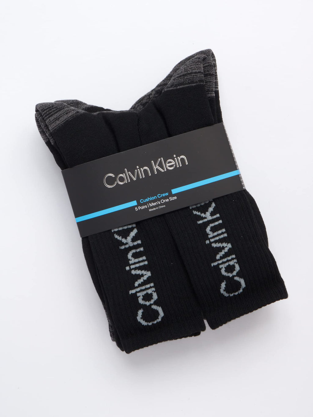 Mens Crew Socks - 5 Pack Breathable Cushion Crew Athletic Mid-Calf Socks for Men for Running and Workout (7-12)