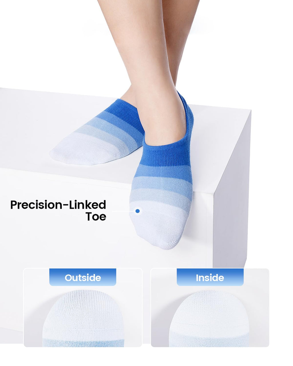No Show Socks Women & Men Low Cut Ankle Short Anti-slid Athletic Running Casual Invisible Liner Socks