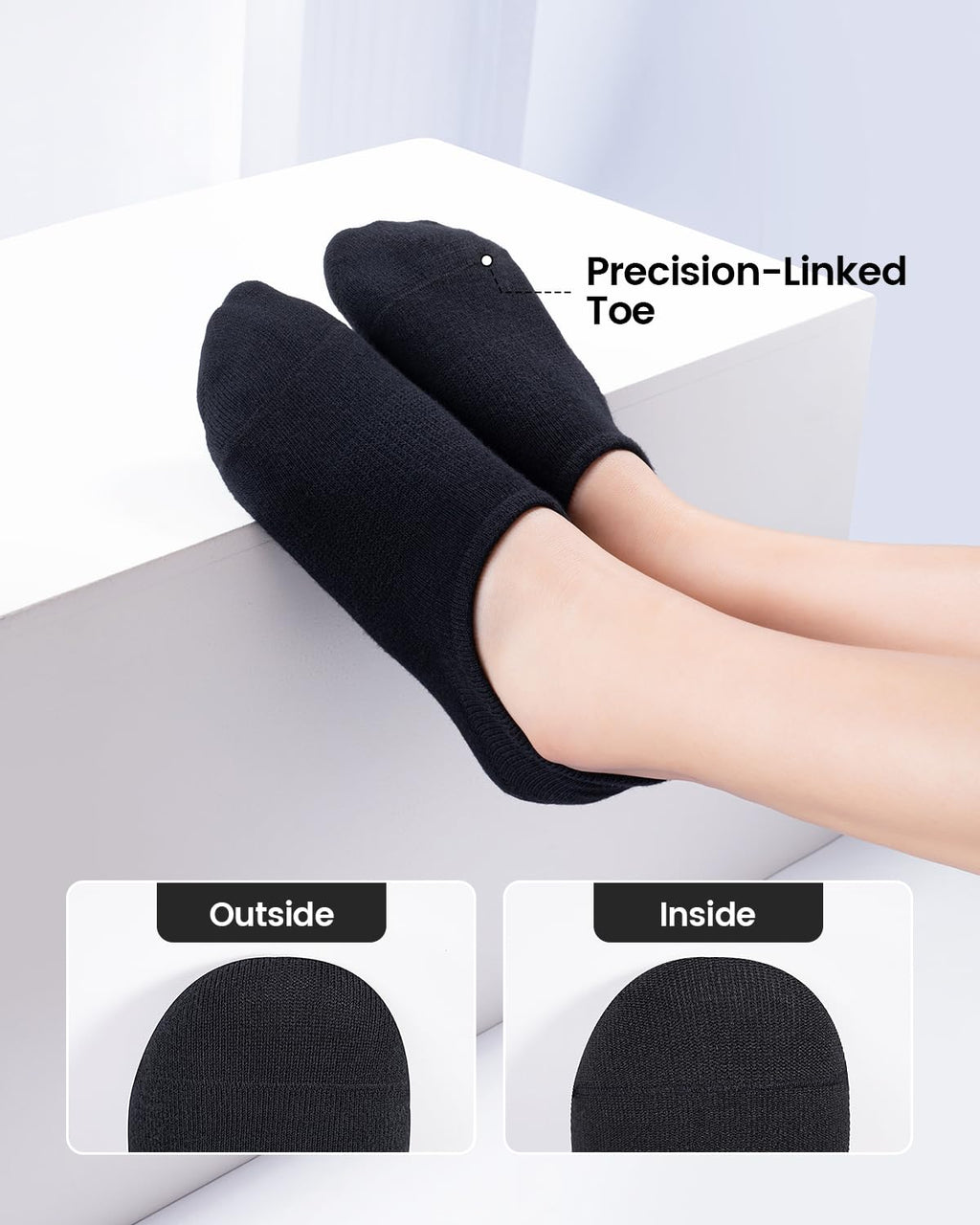 No Show Socks Women & Men Low Cut Ankle Short Anti-slid Athletic Running Casual Invisible Liner Socks
