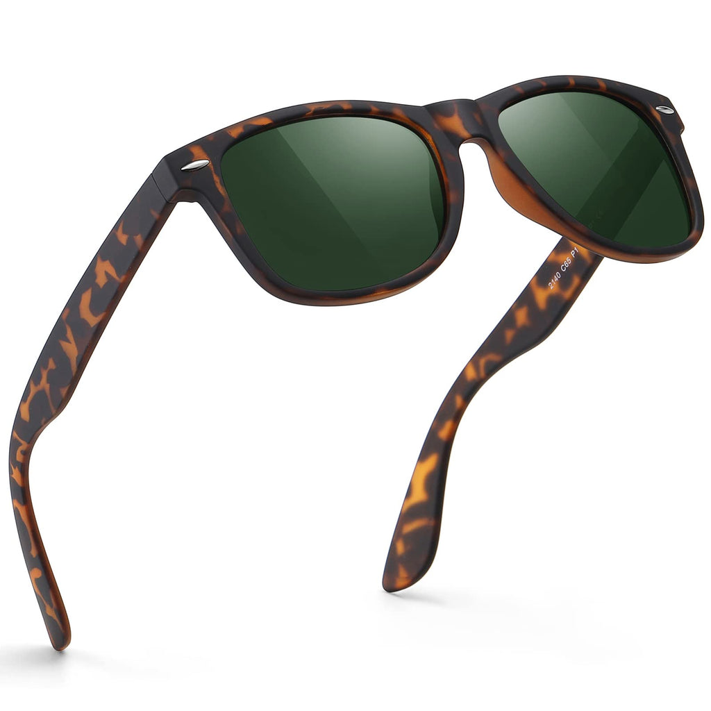 Sunglasses Men Polarized Sunglasses for Mens and Womens,Black Retro Sun Glasses Driving Fishing UV Protection
