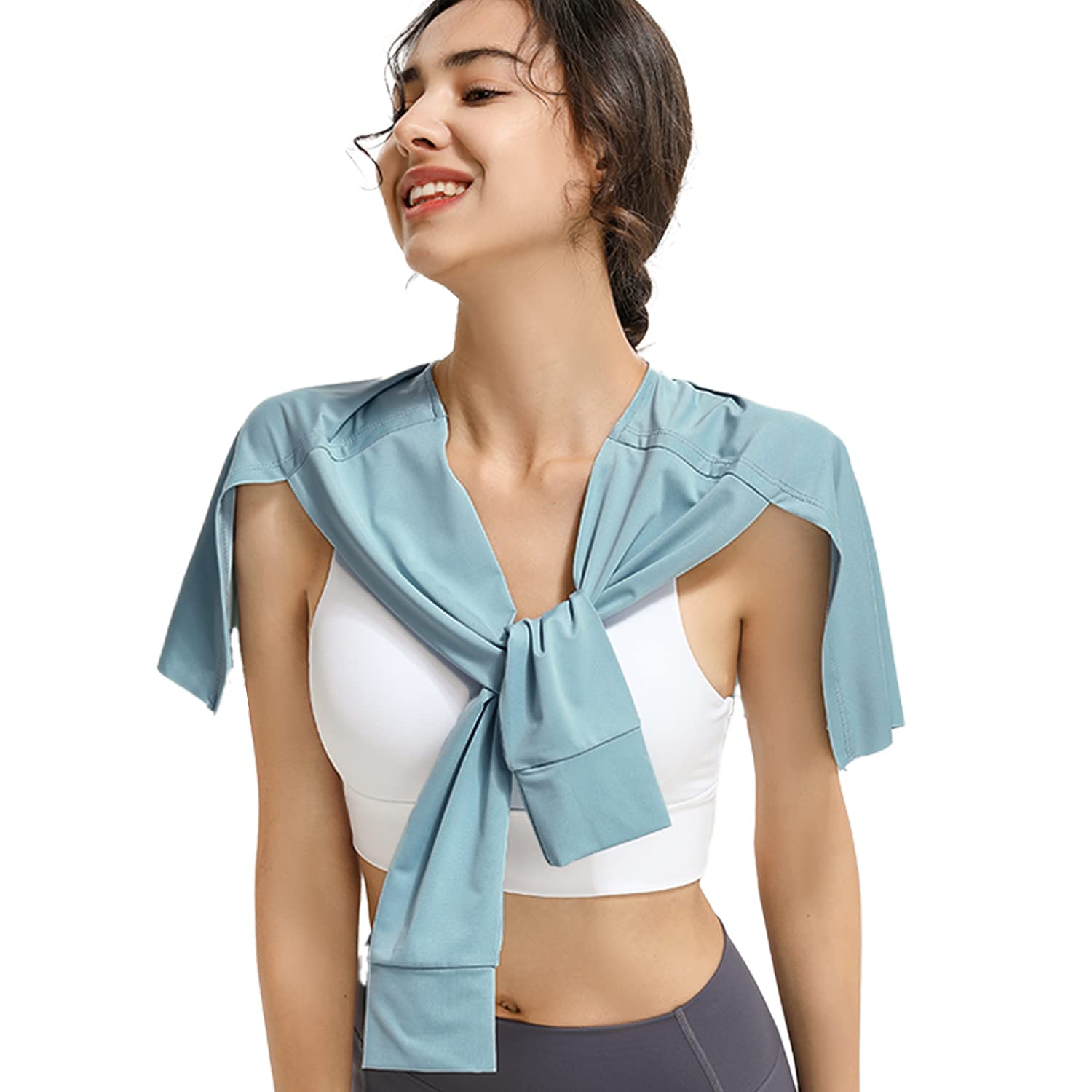 Yoga Tennis Tie Up Skirts for Women Cover Up Athletic Workout Running Wrap Skirts