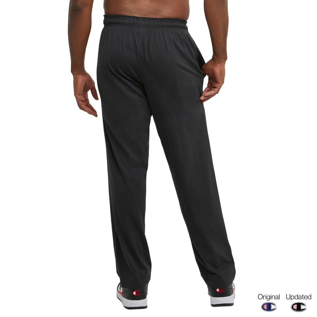 Champion Men's Open-Bottom Lounge Pants, Standard Fit, Lightweight, Available in Regular and Big & Tall