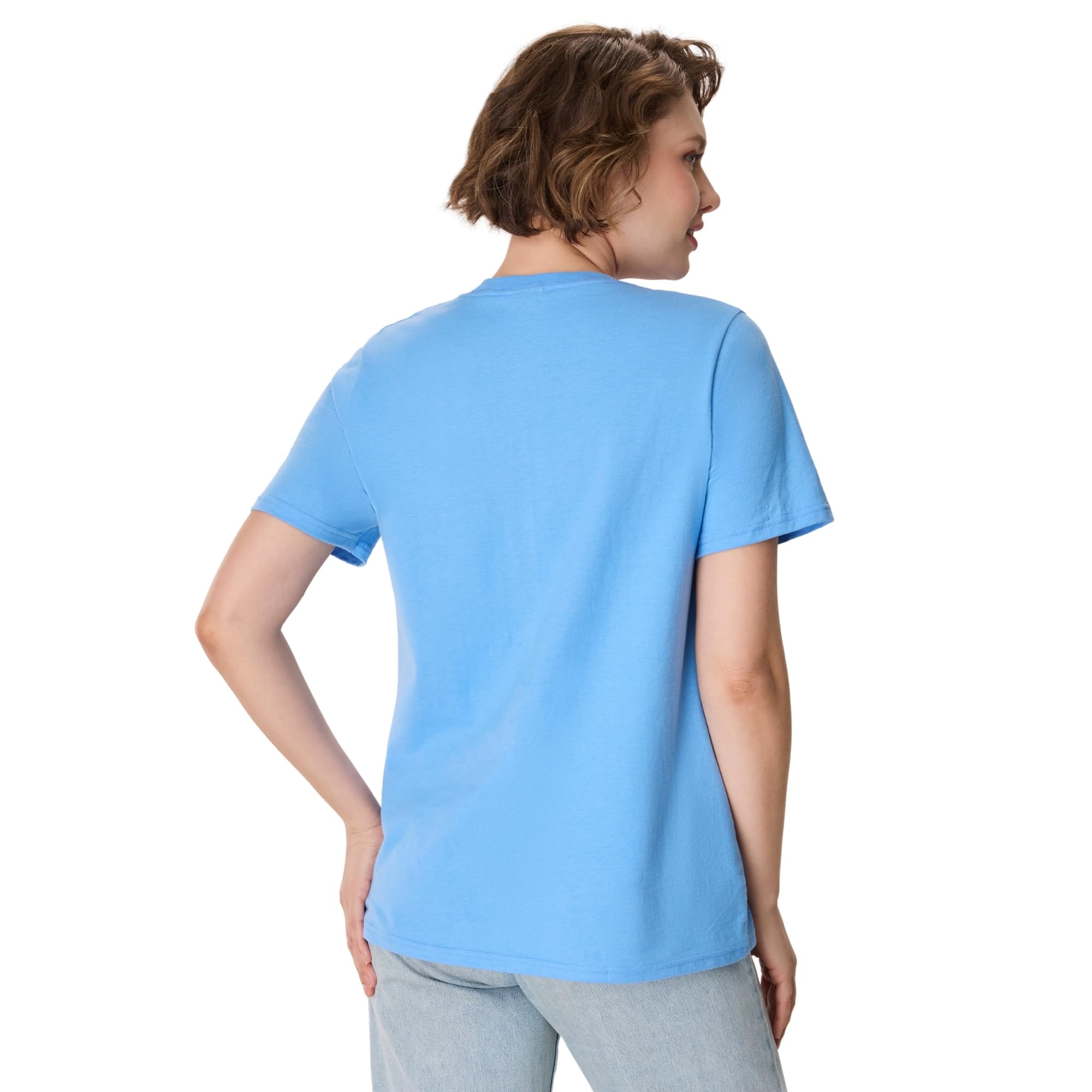 Women's Perfect-T Crewneck T-Shirt, Lightweight Cotton Short Sleeve Tee for Women