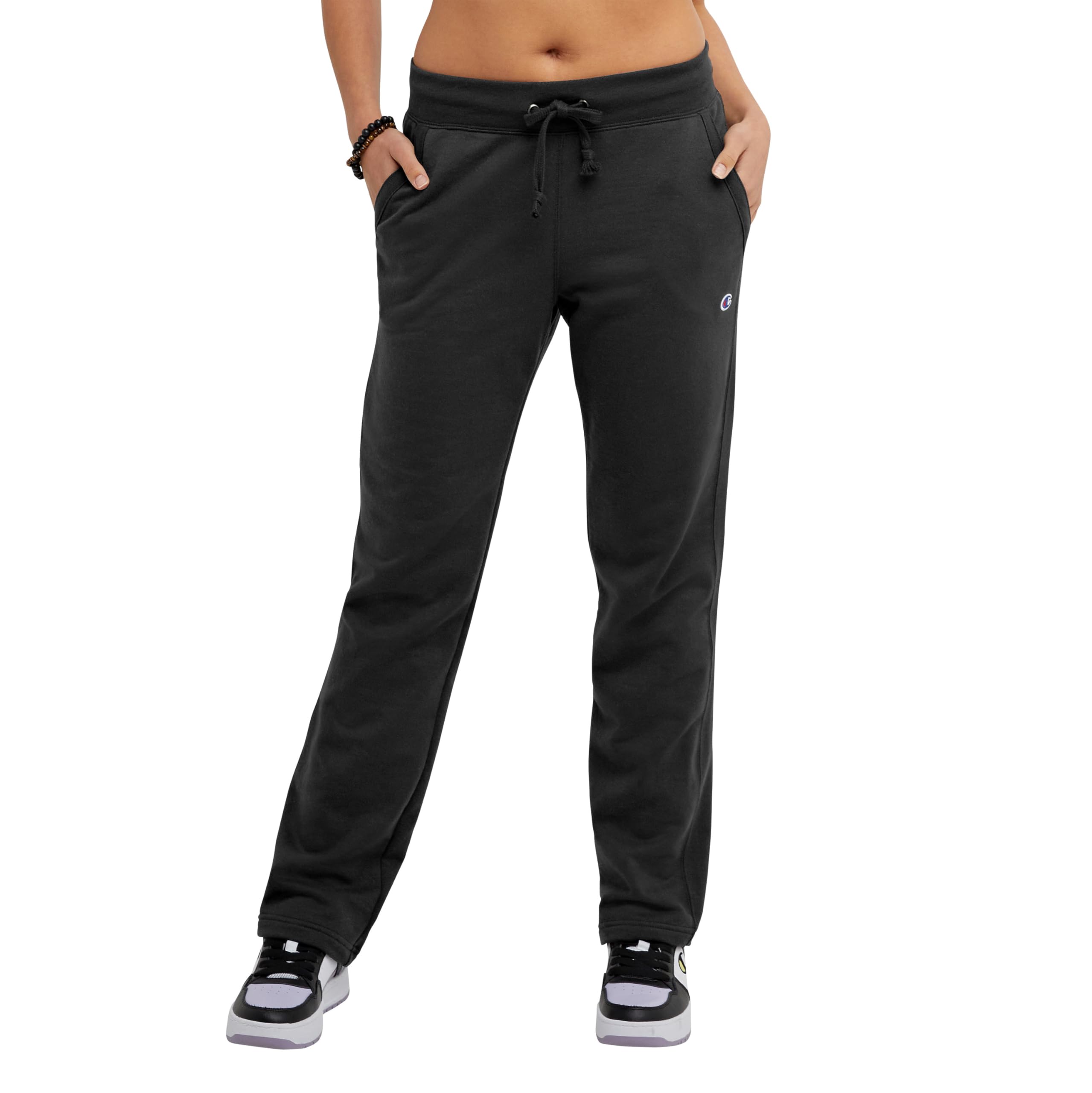 Champion Womens Comfortable Fleece Lounge Pants, 31“
