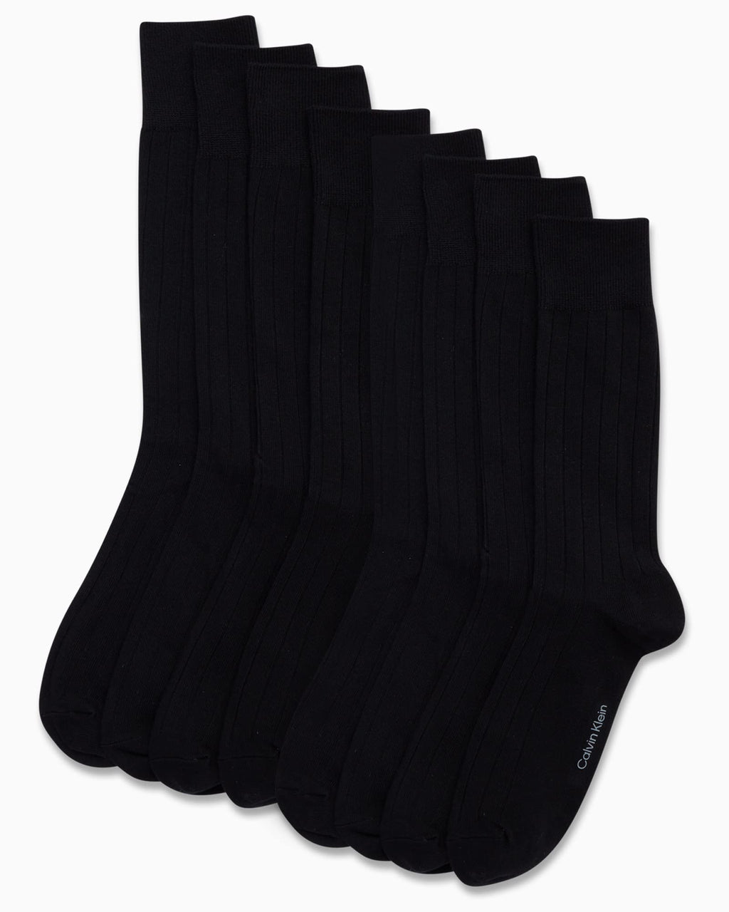 Mens Dress Socks - 8 Pack Breathable Cotton Blend Work Crew Socks for Men for Casual Business & Formal Wear